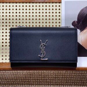 Yves YSL Saint Laurent Tassel Chain Shoulder Bag for Women